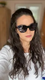 Női szemüvegkeret MC1076-01 Clip-on napszemüveg előtéttel - Image 3