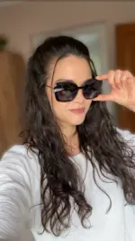 Női szemüvegkeret PGO7340B Clip-on napszemüveg előtéttel - Image 6