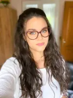 Női szemüvegkeret PGO7412A Clip-on napszemüveg előtéttel - Image 4