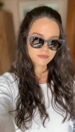 Női szemüvegkeret PGO7418A Clip-on napszemüveg előtéttel - Image 4