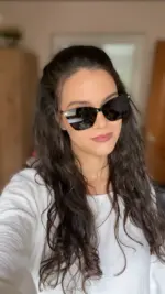 Női szemüvegkeret SV062 c2 Clip-on napszemüveg előtéttel - Image 2