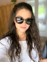 Női szemüvegkeret ZB30039 c2 Clip-on napszemüveg előtéttel - Image 3